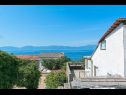 Apartementen Jure - terrace with amazing sea view: A1 Leona (6+2), A2 Ivano (6+2) Brist - Riviera Makarska  - uitzicht