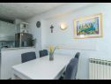 Apartementen Jure - terrace with amazing sea view: A1 Leona (6+2), A2 Ivano (6+2) Brist - Riviera Makarska  - Appartement - A1 Leona (6+2): keuken en eetkamer