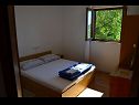 Apartementen Jozo - 150 m from pebble beach: A1(2), A2(2), A3(2), A4(4), A5(4) Gradac - Riviera Makarska  - Appartement - A1(2): slaapkamer