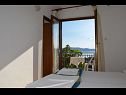 Apartementen Jozo - 150 m from pebble beach: A1(2), A2(2), A3(2), A4(4), A5(4) Gradac - Riviera Makarska  - Appartement - A2(2): slaapkamer