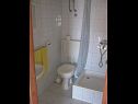 Apartementen Nik - 50 M from the sea : A1(2+1), A2(2) Gradac - Riviera Makarska  - Appartement - A1(2+1): badkamer met toilet