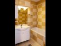 Apartementen Biljana - 150m from beach: A1(2+1), A2(2+2), A3(5), A4(2+2) Gradac - Riviera Makarska  - Appartement - A4(2+2): badkamer met toilet