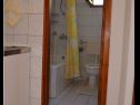 Apartementen Jozo - 150 m from pebble beach: A1(2), A2(2), A3(2), A4(4), A5(4) Gradac - Riviera Makarska  - Appartement - A1(2): badkamer met toilet