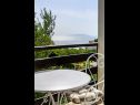 Apartementen Goge - 90 m from the beach: A1(4), SA2(2) Gradac - Riviera Makarska  - Appartement - A1(4): uitzicht vanaf balkon