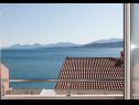 Apartementen Ruzica - with sea view: A1 - plavi(3+2), A2 - (2+2), A3 - zuti(3+2) Igrane - Riviera Makarska  - Appartement - A2 - (2+2): uitzicht vanaf terras