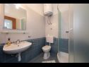 Apartementen Ruzica - with sea view: A1 - plavi(3+2), A2 - (2+2), A3 - zuti(3+2) Igrane - Riviera Makarska  - Appartement - A1 - plavi(3+2): badkamer met toilet