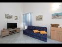 Apartementen Blue - 100 m from beach: A1(3+1) Igrane - Riviera Makarska  - Appartement - A1(3+1): woonkamer