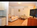 Apartementen Ivi - big parking and courtyard SA2(3), SA4(2+1), SA3(2+1), SA5(2+1), SA6(2+1) Makarska - Riviera Makarska  - Studio-appartment - SA3(2+1): slaapkamer