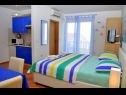 Apartementen Ivi - big parking and courtyard SA2(3), SA4(2+1), SA3(2+1), SA5(2+1), SA6(2+1) Makarska - Riviera Makarska  - Studio-appartment - SA6(2+1): slaapkamer