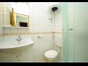 Apartementen en kamers Ljuba - 130 meter from sea SA1(2), SA2(2+1), SA6(2+1), A4(2+1), R3(2+1), R7(2+1) Makarska - Riviera Makarska  - Studio-appartment - SA6(2+1): badkamer met toilet