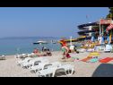 Apartementen Fila - large & close to the beach: A1(5) Makarska - Riviera Makarska  - strand