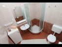 Apartementen en kamers JoviZe - free parking R1(2+1), R2(2+1), R3(2), A4(2+2), A5(2+2), A6(2+2), SA7(2) Makarska - Riviera Makarska  - Appartement - A5(2+2): badkamer met toilet