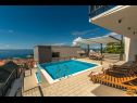 Apartementen Stan - with pool : A1(4) Makarska - Riviera Makarska  - zwembad