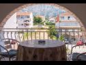 Apartementen Ruza - sea view: A1(4), A2(4), A4(3+2), SA5(2), SA6(2+1), SA7(2), A8(2+2) Makarska - Riviera Makarska  - Studio-appartment - SA5(2): terras