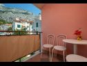 Apartementen Ruzi - family and friends: A1(9+2) Makarska - Riviera Makarska  - Appartement - A1(9+2): terras