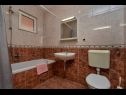 Apartementen Ruzi - family and friends: A1(9+2) Makarska - Riviera Makarska  - Appartement - A1(9+2): badkamer met toilet