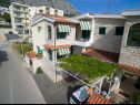 Apartementen Palmina - comfort apartment: A1 veliki (6),  A2 žuti (4+1), A3 lila (2), SA4 bijeli (2) Makarska - Riviera Makarska  - huis