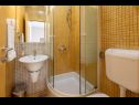 Apartementen Gianni - modern & great location: SA1(2), A2(2+2), A3(2+2) Makarska - Riviera Makarska  - Studio-appartment - SA1(2): badkamer met toilet