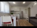 Apartementen Mario - with terace: A1(2+2), A2(4), A3(2+2) Makarska - Riviera Makarska  - Appartement - A3(2+2): keuken en eetkamer