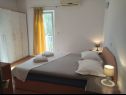 Apartementen Viki - seaview & garden terrace: A1(6) Makarska - Riviera Makarska  - Appartement - A1(6): slaapkamer