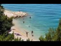 Apartementen Marin - 20m to the beach: A1(5) Podgora - Riviera Makarska  - strand