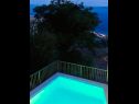 Vakantiehuizen Ned H(4+1) Tucepi - Riviera Makarska  - Kroatië  - zwembad (huis en omgeving)