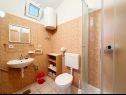 Apartementen Mira - 10 m from beach: SA3(2), SA4(2), A5(2+2) Zaostrog - Riviera Makarska  - Studio-appartment - SA3(2): badkamer met toilet