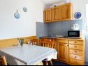 Apartementen Mira - 10 m from beach: SA3(2), SA4(2), A5(2+2) Zaostrog - Riviera Makarska  - Appartement - A5(2+2): keuken en eetkamer