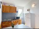 Apartementen Mira - 10 m from beach: SA3(2), SA4(2), A5(2+2) Zaostrog - Riviera Makarska  - Appartement - A5(2+2): keuken en eetkamer
