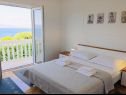 Apartementen en kamers Gojko - 50 m from the beach: A1(9), A2(6), A3(2), A4(2+1), R3(2), R4(3) Zivogosce - Riviera Makarska  - Appartement - A2(6): slaapkamer