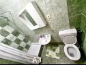 Apartementen Mir - free parking: SA2(2), SA3(2), A4(2+2), A5(6+1) Zivogosce - Riviera Makarska  - Studio-appartment - SA3(2): badkamer met toilet