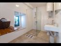Vakantiehuizen Stone - pool house: H(4) Babino Polje - Eiland Mljet  - Kroatië  - H(4): badkamer met toilet