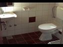 Apartementen Marija - 20 m from beach : A1(2+3), A3(2+2), A4(2+2), SA5(2+1) Betina - Eiland Murter  - Studio-appartment - SA5(2+1): badkamer met toilet