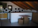Apartementen Marija - 20 m from beach : A1(2+3), A3(2+2), A4(2+2), SA5(2+1) Betina - Eiland Murter  - Studio-appartment - SA5(2+1): keuken en eetkamer