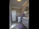 Apartementen IK A1(2+1), A2(2), SA3(2), SA4(2), A5(4) Jezera - Eiland Murter  - Appartement - A5(4): badkamer met toilet