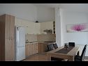 Apartementen Tome - sea view : A1(4) Tisno - Eiland Murter  - Appartement - A1(4): keuken en eetkamer