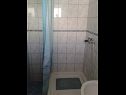 Apartementen Boro - sea view SA1(3), SA2(3), SA3(3) Dugi Rat - Riviera Omis  - Studio-appartment - SA1(3): badkamer met toilet
