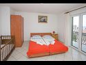 Apartementen Petar - free parking A1(3+1), A2(5) Dugi Rat - Riviera Omis  - Appartement - A2(5): slaapkamer