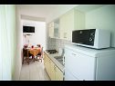 Apartementen Petar - free parking A1(3+1), A2(5) Dugi Rat - Riviera Omis  - Appartement - A2(5): keuken en eetkamer
