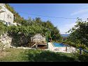 Vakantiehuizen Mario - with pool: H(6+2) Gata - Riviera Omis  - Kroatië  - zwembad (huis en omgeving)