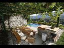 Vakantiehuizen Mario - with pool: H(6+2) Gata - Riviera Omis  - Kroatië  - terras (huis en omgeving)