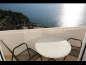 Apartementen Paradiso with gorgeous sea view: A1 Doris (4+2), SA2 Petra (2+2), SA3 Nina (2) Lokva Rogoznica - Riviera Omis  - Appartement - A1 Doris (4+2): balkon