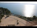 Apartementen Paradiso with gorgeous sea view: A1 Doris (4+2), SA2 Petra (2+2), SA3 Nina (2) Lokva Rogoznica - Riviera Omis  - uitzicht