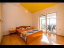 Apartementen Saga 2 - with swimming pool A6(4+1), A7 (2+2), A8 (4+1) Lokva Rogoznica - Riviera Omis  - Appartement - A6(4+1): slaapkamer