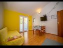 Apartementen Saga 2 - with swimming pool A6(4+1), A7 (2+2), A8 (4+1) Lokva Rogoznica - Riviera Omis  - Appartement - A7 (2+2): woonkamer