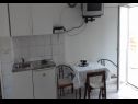 Apartementen Zorica - with view: A1(4+1), SA2(2+1), SA3(2+1), SA4(2+1), A5(10+1) Marusici - Riviera Omis  - Studio-appartment - SA2(2+1): keuken en eetkamer