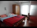 Apartementen Zorica - with view: A1(4+1), SA2(2+1), SA3(2+1), SA4(2+1), A5(10+1) Marusici - Riviera Omis  - Appartement - A5(10+1): slaapkamer