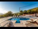 Vakantiehuizen Jurica-with heated pool: H(8) Nova Sela - Riviera Omis  - Kroatië  - zwembad