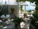 Apartementen Ivana - with parking: A4(2) Omis - Riviera Omis  - gezamelijke terras