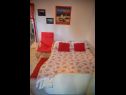 Apartementen Nasta - 10 m from beach: A1(2+2), SA2(2), SA3(2) Omis - Riviera Omis  - Studio-appartment - SA2(2): slaapkamer